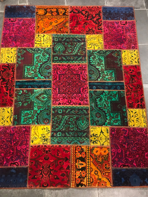 PATCHWORK RUG HAND MADE EXCLUSIVE FOR THE RUG CLUB