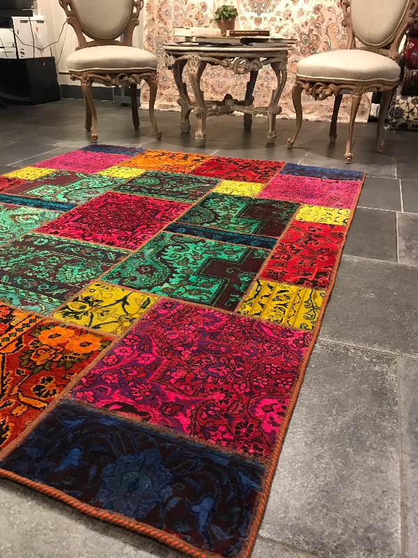 PATCHWORK RUG HAND MADE EXCLUSIVE FOR THE RUG CLUB