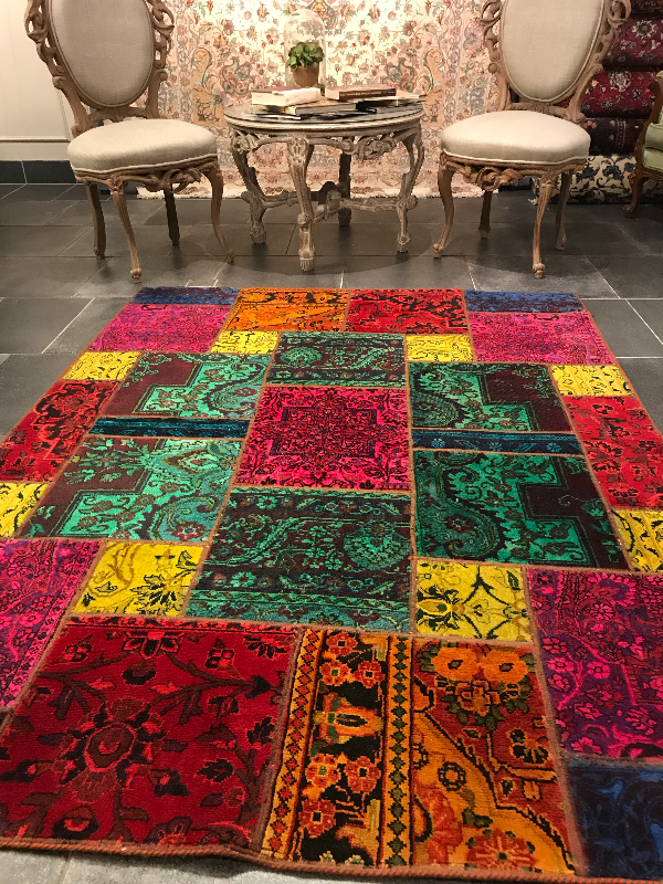 PATCHWORK RUG HAND MADE EXCLUSIVE FOR THE RUG CLUB