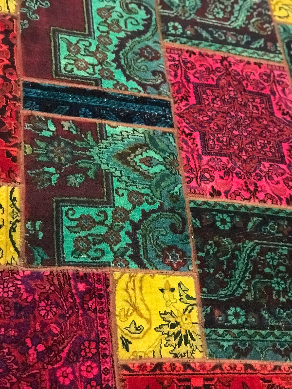 PATCHWORK RUG HAND MADE EXCLUSIVE FOR THE RUG CLUB