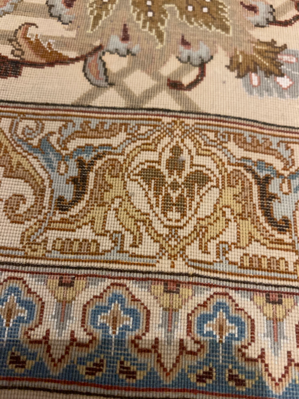 TABRIZ SEYRAFIAN PATTERN (80 RAJ -1200 KNOTS PER INCHES)