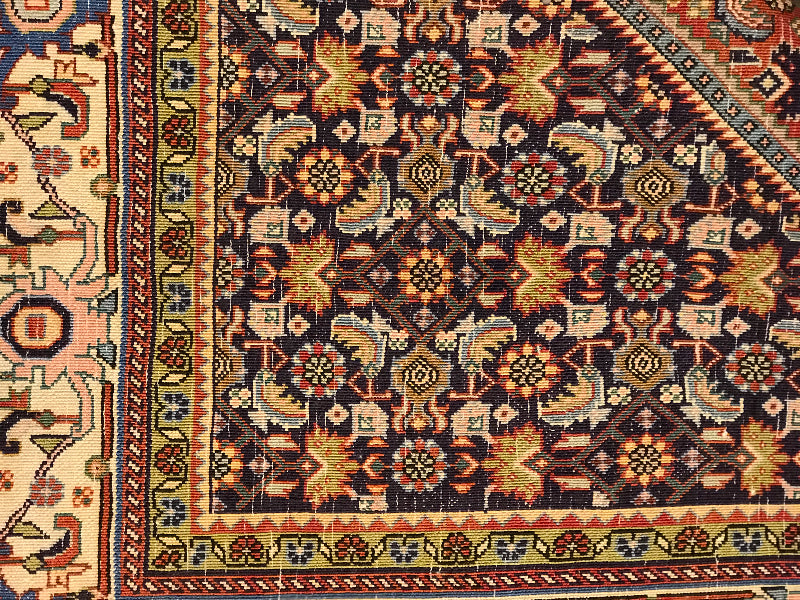 AFSHARI BIJAR ( TEKAB ) FISH PATTERN NATURAL DYE      85