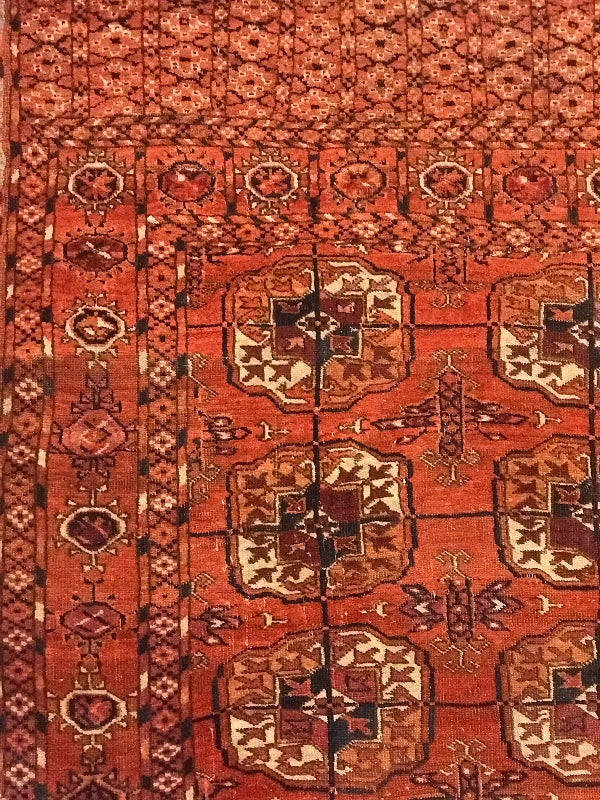 TURKMAN RUG YAMUUTY OLD ANTIQUE RUG