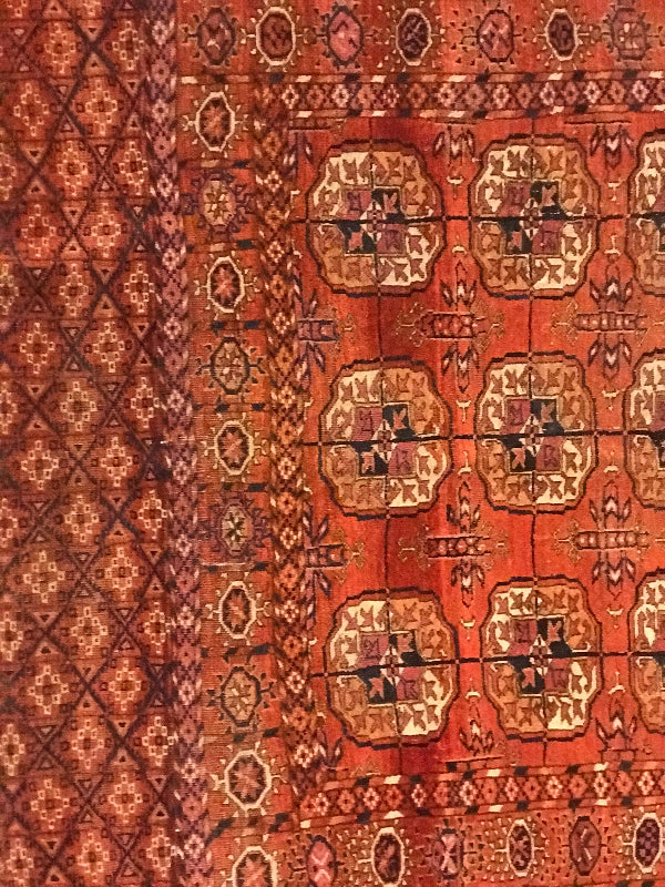 TURKMAN RUG YAMUUTY OLD ANTIQUE RUG