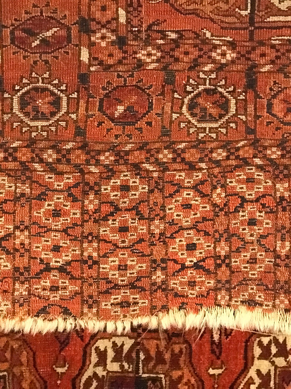 TURKMAN RUG YAMUUTY OLD ANTIQUE RUG