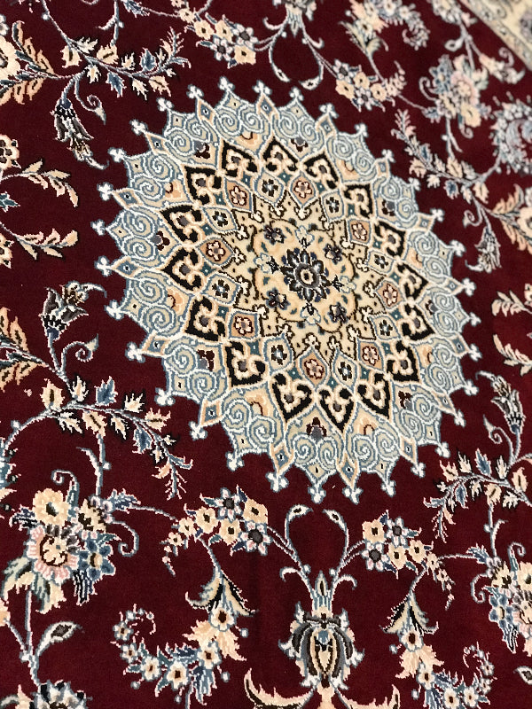 NAIN RUG ( BEST LAMB WOOL  AND SILK )