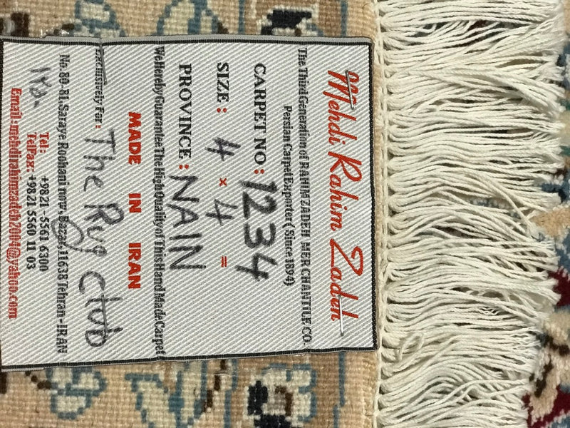 Nain RUG Persian Hand made Rug