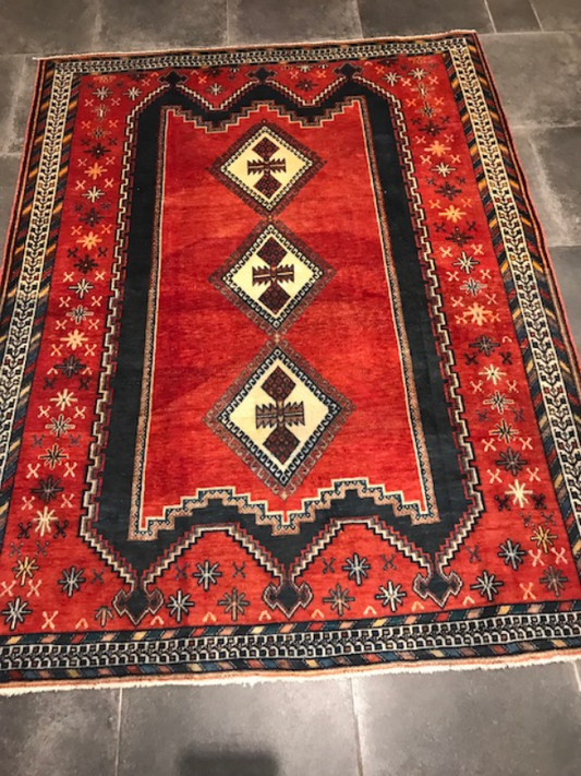 Sirjan 70 Years Old Wool on Cotton