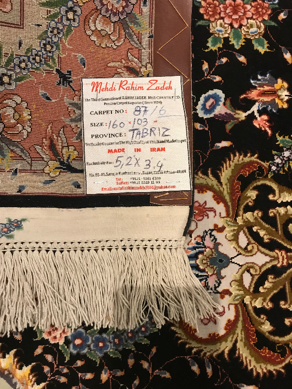 TABRIZ (80 RAJ) 850 KNOTS PER SQ INCHES.FINE QUALITY 87