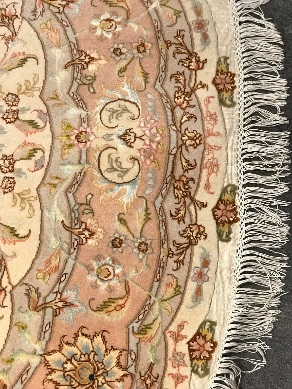 TABRIZ 60 RAJ (460 KNOTS PER SQ INCHES) FINE LAMB WOOL AND SILK ON COTTON 779