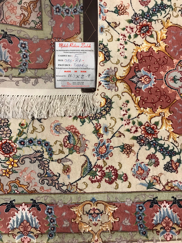 TABRIZ  60 RAJ ( 460 KNOTS PER SQ.INCHES) FINE QUALITY RUNNER  5