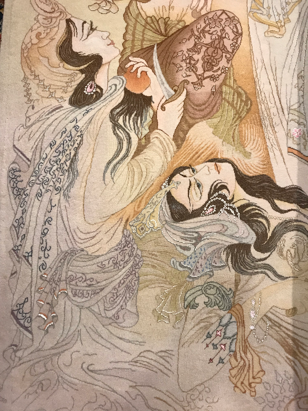 TABRIZ RUG  (60 RAJ) JOSEPH AND ZULEIKHA (POTIPHAR,S WIFE) LIMITED EDITION