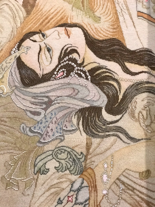 TABRIZ RUG  (60 RAJ) JOSEPH AND ZULEIKHA (POTIPHAR,S WIFE) LIMITED EDITION