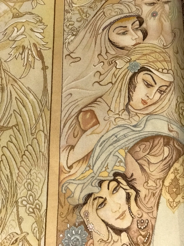 TABRIZ RUG  (60 RAJ) JOSEPH AND ZULEIKHA (POTIPHAR,S WIFE) LIMITED EDITION