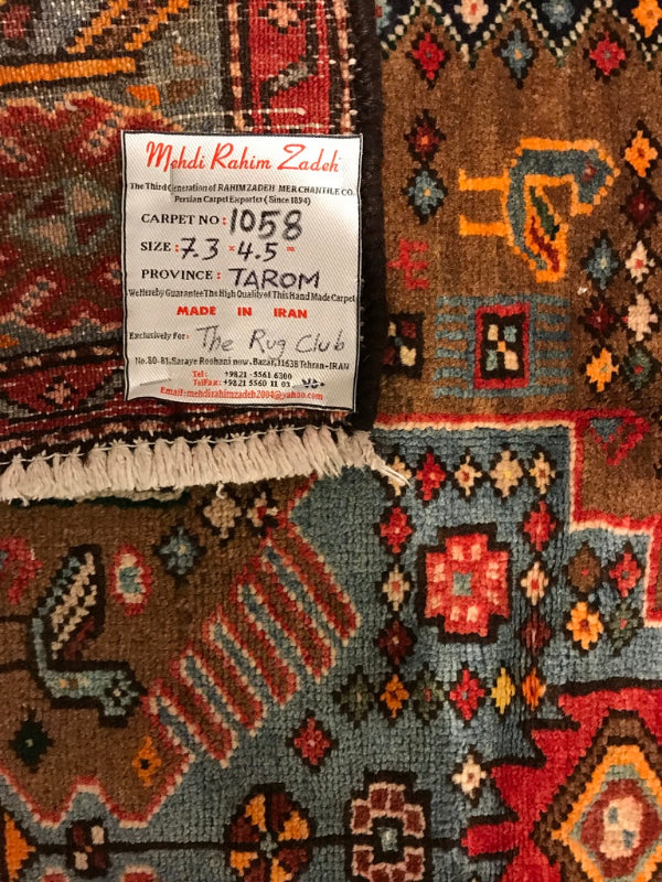 Zanjan Persian Hand made Rug