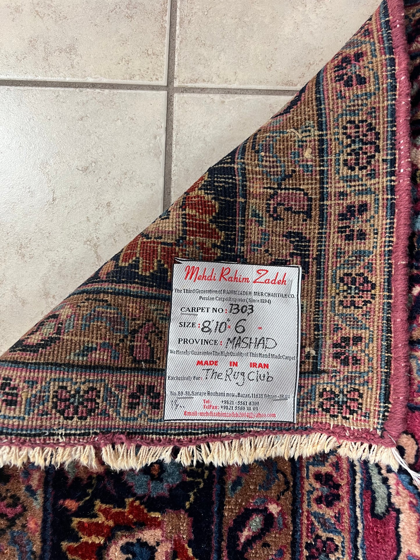 Persian Hand made Rug