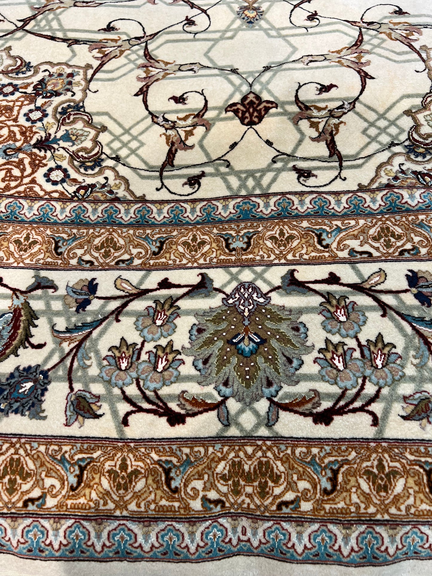 TABRIZ SEYRAFIAN PATTERN (80 RAJ -1200 KNOTS PER INCHES)