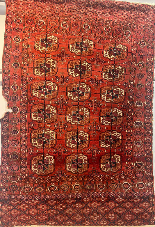 TURKMAN RUG YAMUUTY OLD ANTIQUE RUG