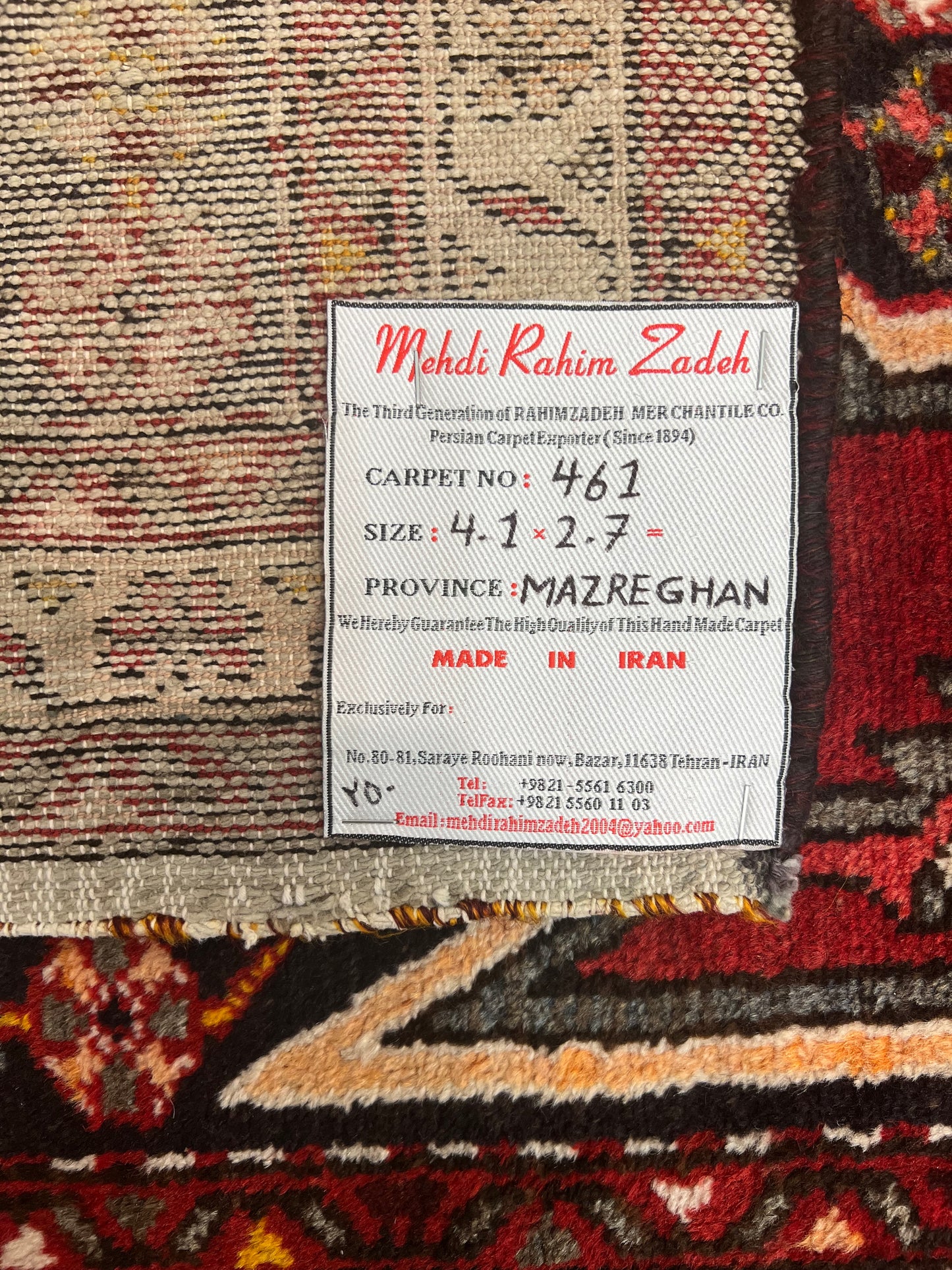 MAZLEGHAN RUG