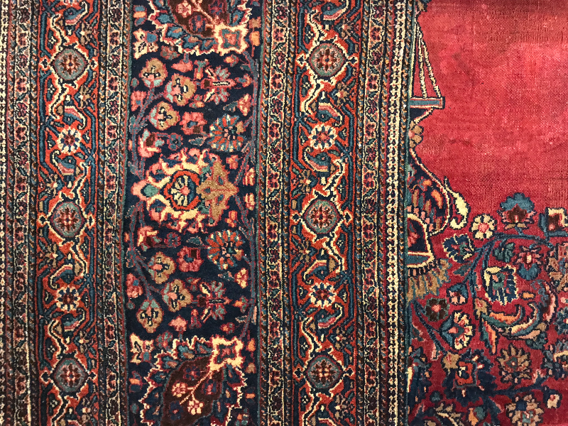 MASHAD AMOOGHLI A RUG RESCUED FROM THE 2nd WORLD WAR IN WEST BERLIN (GERMANY) 111