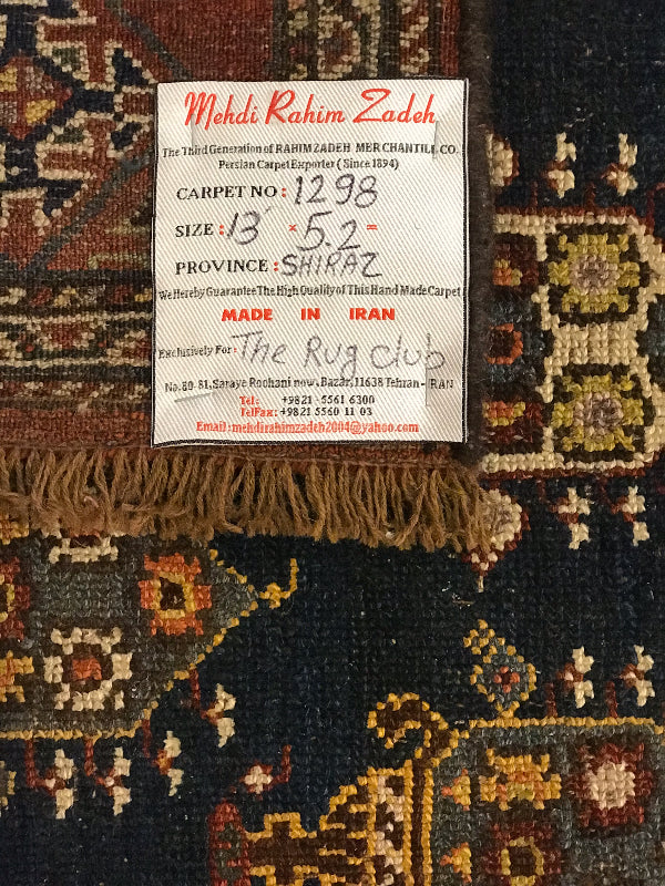 SHIRAZ RUG QASHQAI KASHKOOLI ANTIQUE