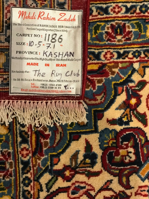 Kashan Persian Hand made Rug