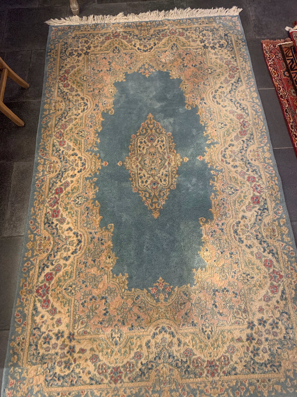 Persian hand made rug  KERMAN LAVAR 90 JOFT